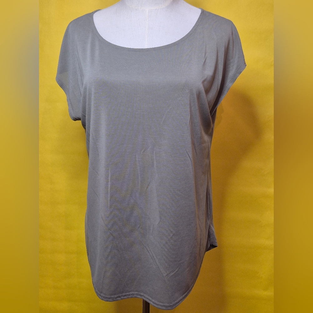 Green Envelope Olive Green Women's Top